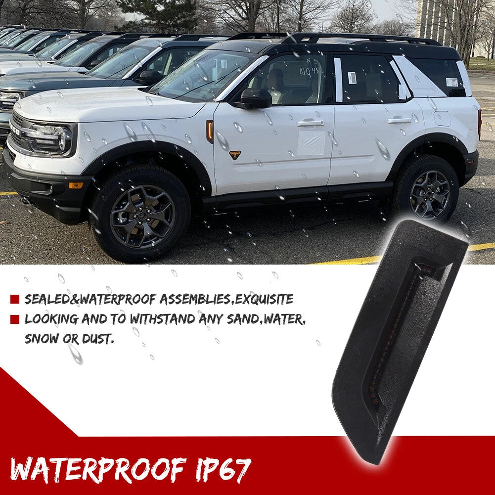 Switchback Sequential Signal LED Side Marker Lights for Ford Bronco Sport (2021–2024)