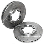 Front Rotors Slotted & Drilled for Nissan Patrol GU Y61 (1997 - 2016)