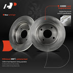 Rear Disc Brake Rotors for Ford Focus (2001–2007) Fiesta (2014–2019)