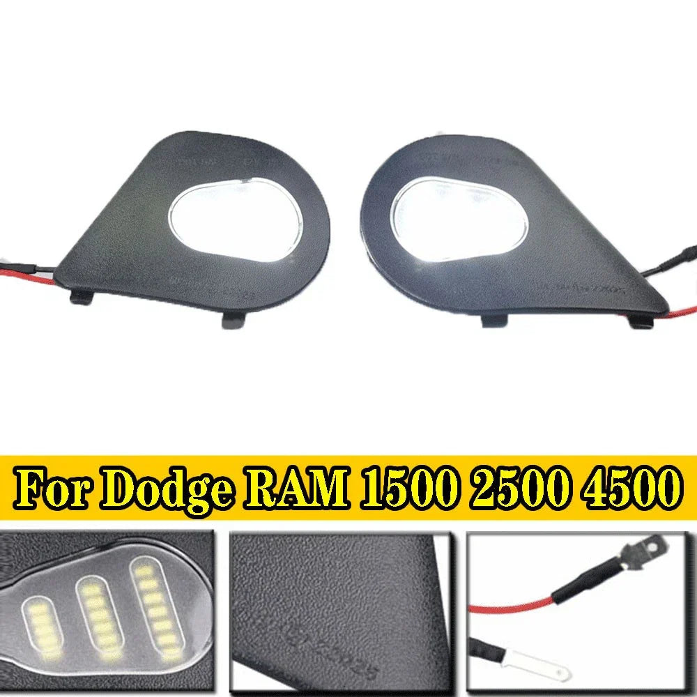LED Side Towing Mirror Puddle Lights for Dodge Ram