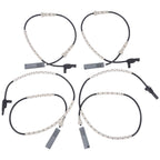Set of 4 ABS Wheel Speed Sensors for BMW 135i 328i 330i 335d 335i 335is (2007–2013)