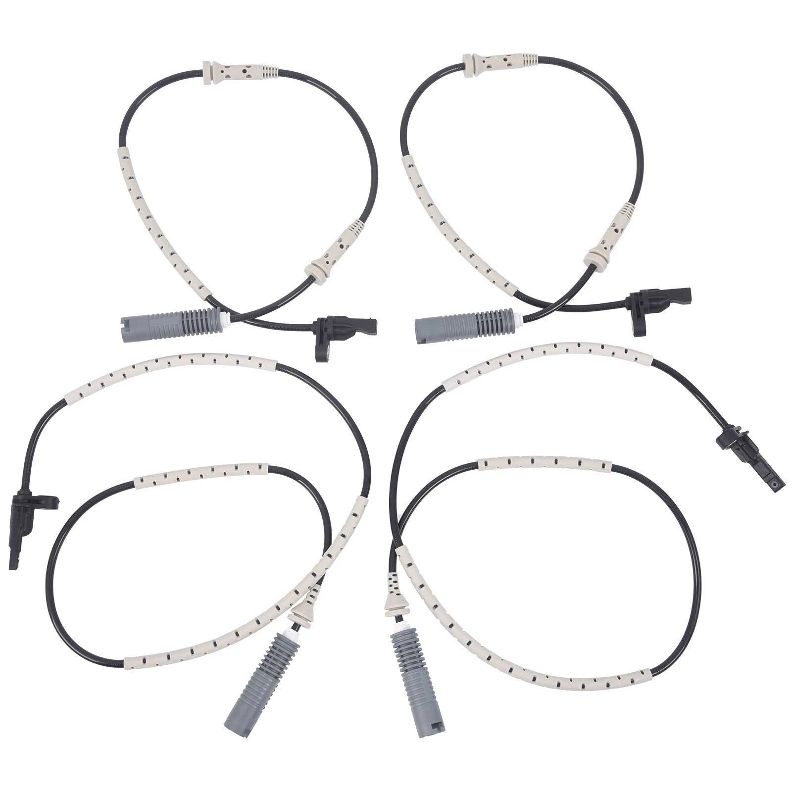 Set of 4 ABS Wheel Speed Sensors for BMW 135i 328i 330i 335d 335i 335is (2007–2013)