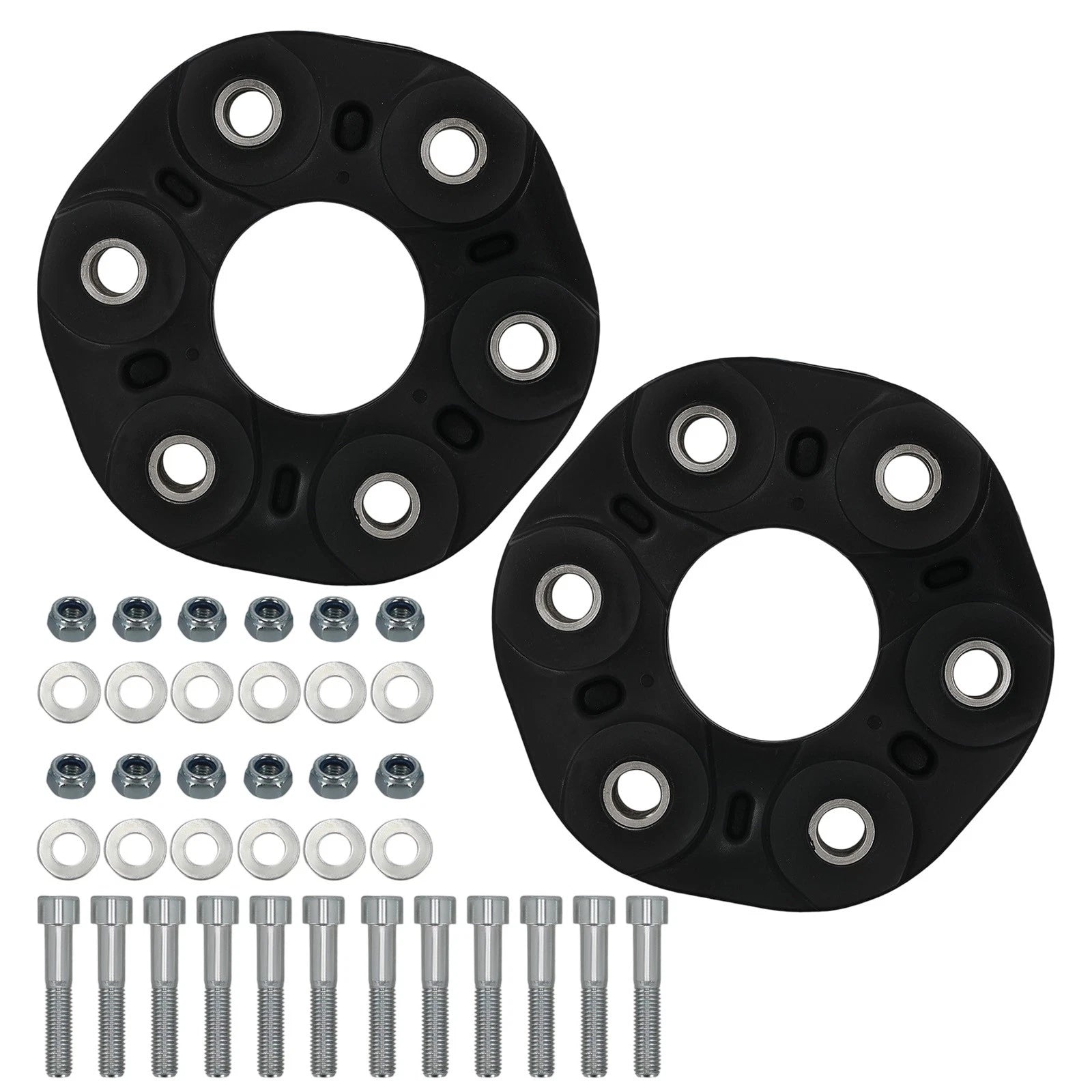 Pair Drive Shaft Flex Disc Giubo w/ Bolts for Mercedes E350 E500 CLS500 SLK350 (2006–2009)