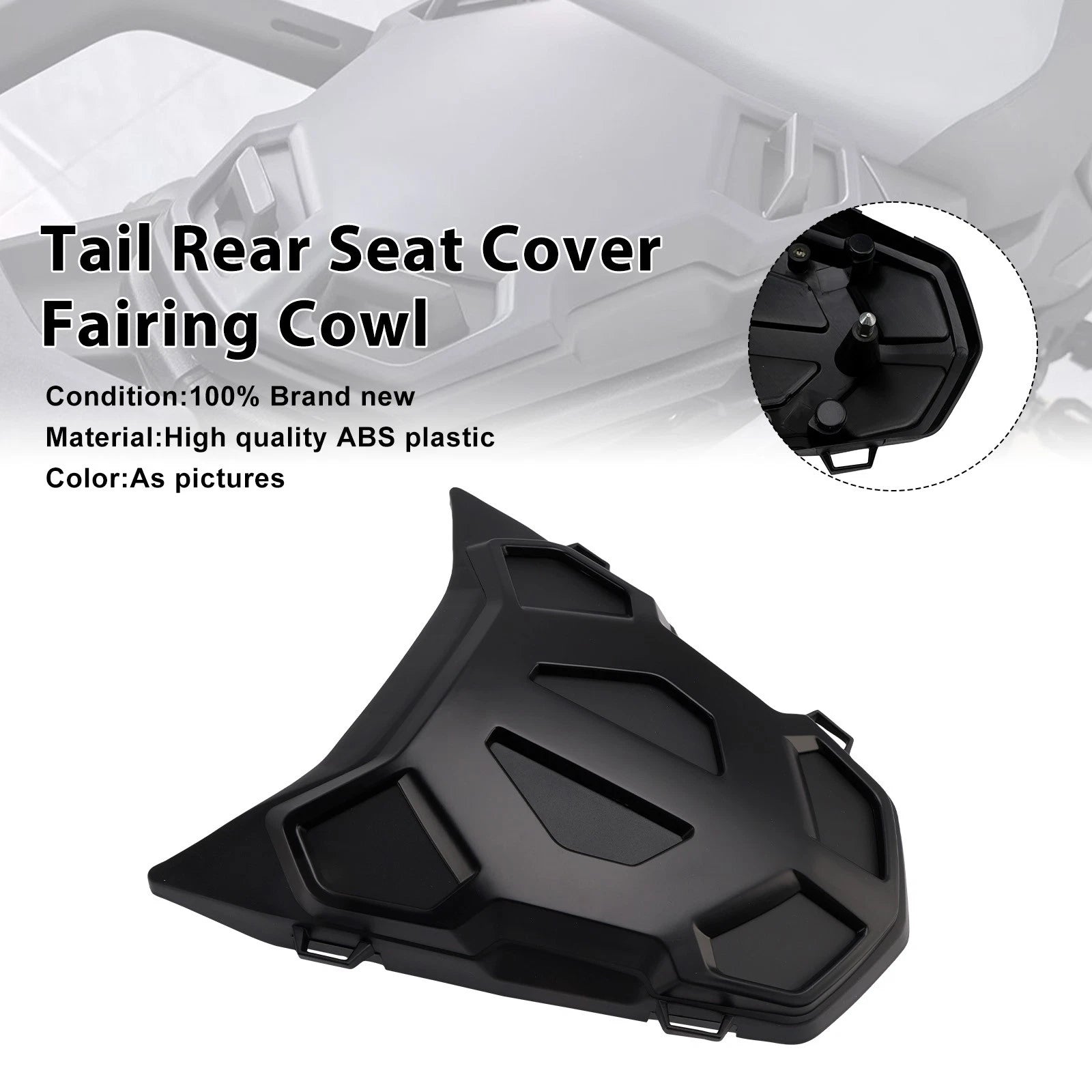 Rear Seat Cover Fairing Cowl for BMW R1300GS (2024–2026) Matt Black