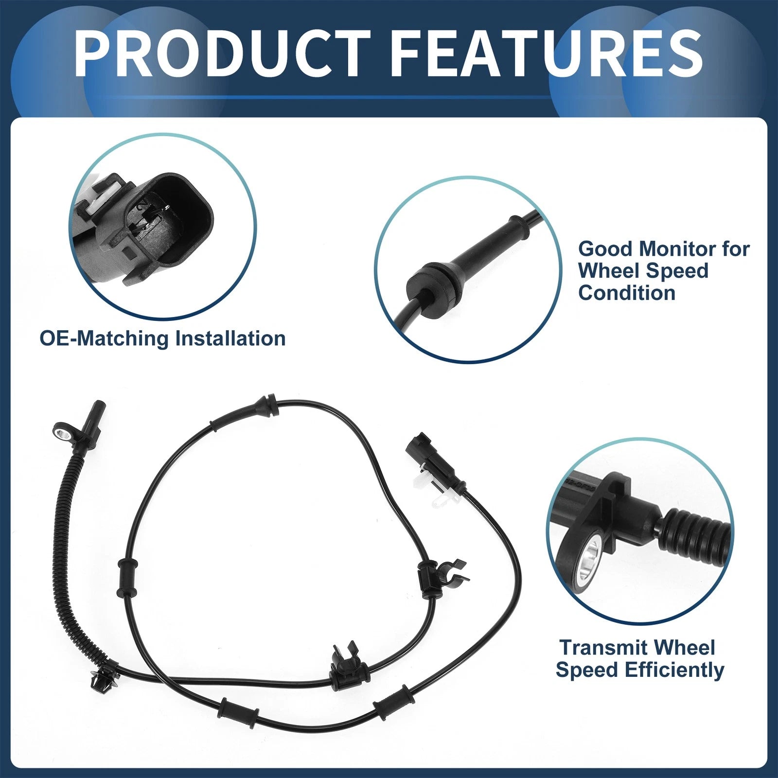 ABS Wheel Speed Sensor for Ford F-350 Super Duty (2011–2016) No.BC3Z2C191D
