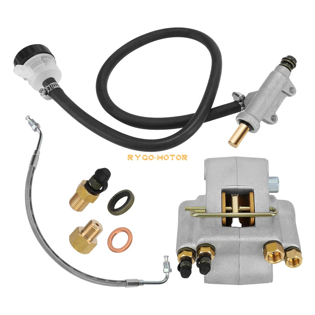 Rear Brake Caliper & Master Cylinder & Hose Line for Polaris Sportsman 400 500 (1996–2007)