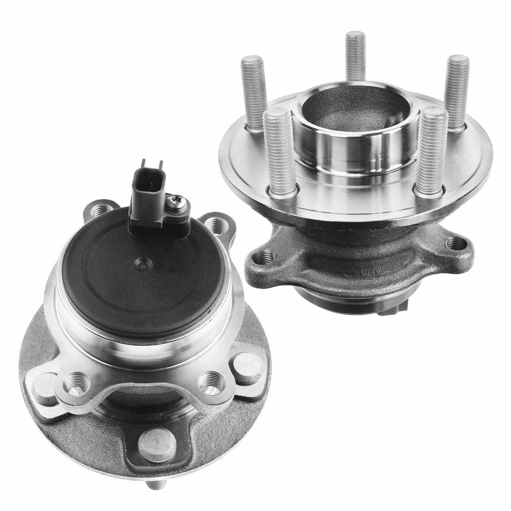 2X Rear Wheel Hub & Bearing Assembly with ABS for Ford Focus (2012-2018)