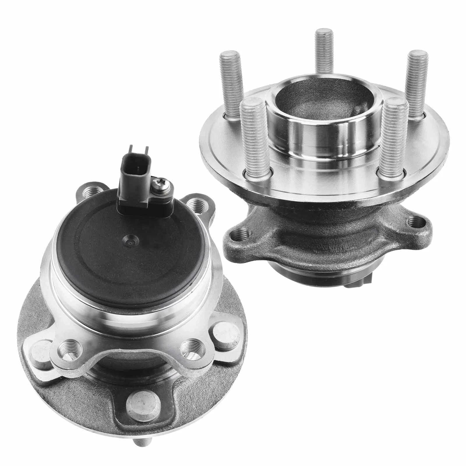 2X Rear Wheel Hub & Bearing Assembly with ABS for Ford Focus (2012-2018)