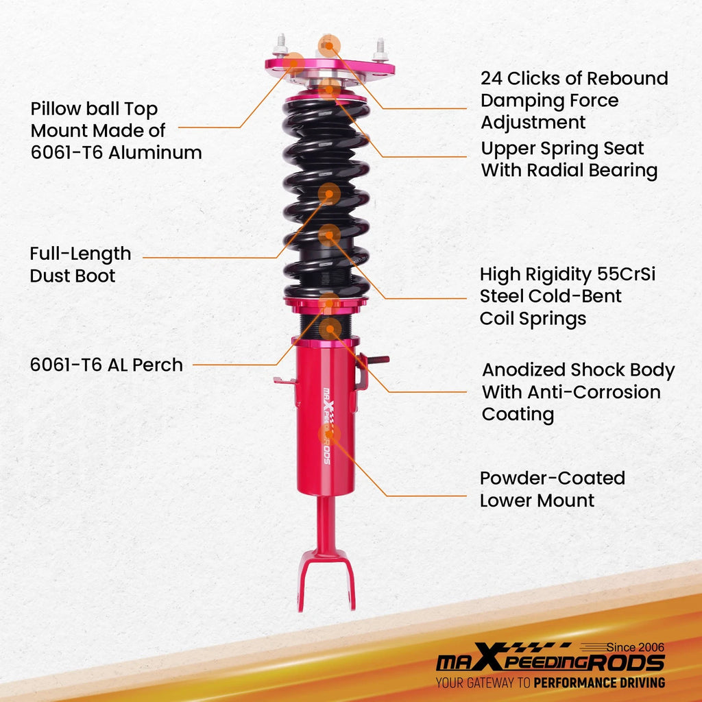 Coilover Kit for Infiniti G35 Sedan Coupe (2003-2007)