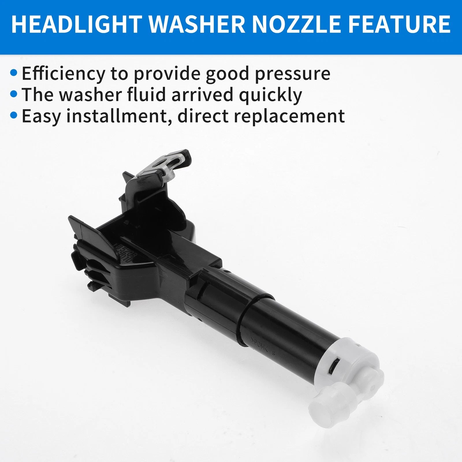 Front Driver Side Headlight Washer Nozzle for Toyota Prius (2009–2015) No. 8520847011