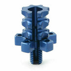 CNC M8 Clutch Brake Cable Adjuster Screw for Motorcycle Dirt Bike Blue