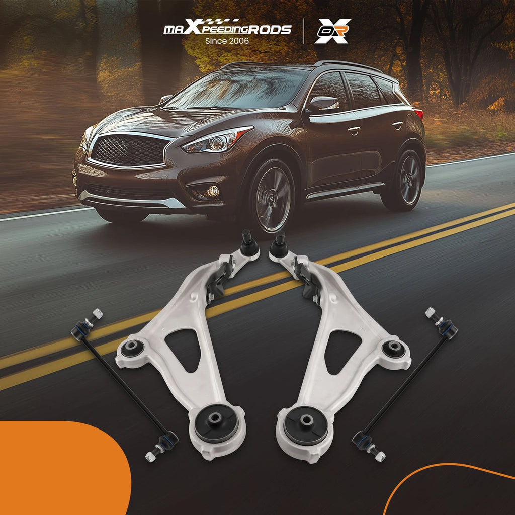 Set of 4 Front Lower Control Arms & Ball Joints for Nissan Pathfinder (2013–2020)
