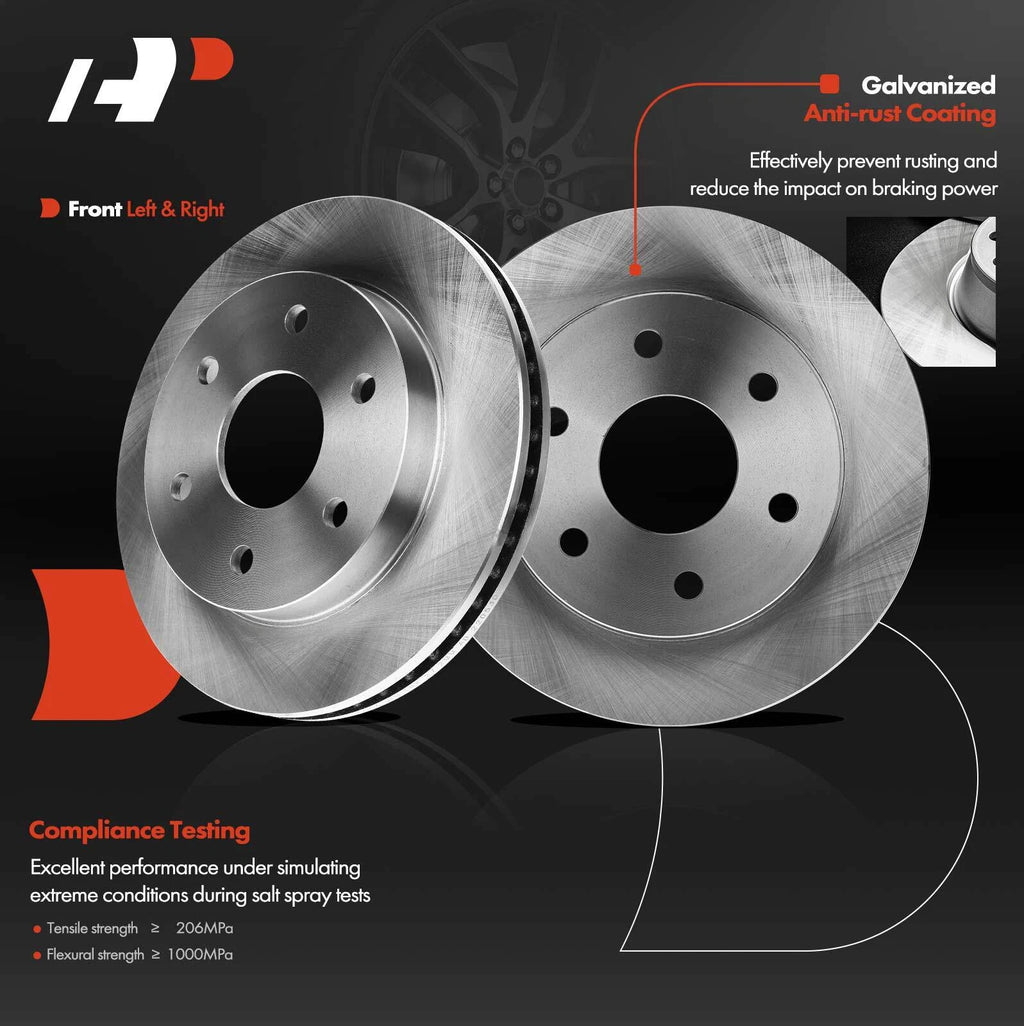 Front Disc Brake Rotors for Chevy Silverado 1500, GMC Sierra 2500 (1999–2006)