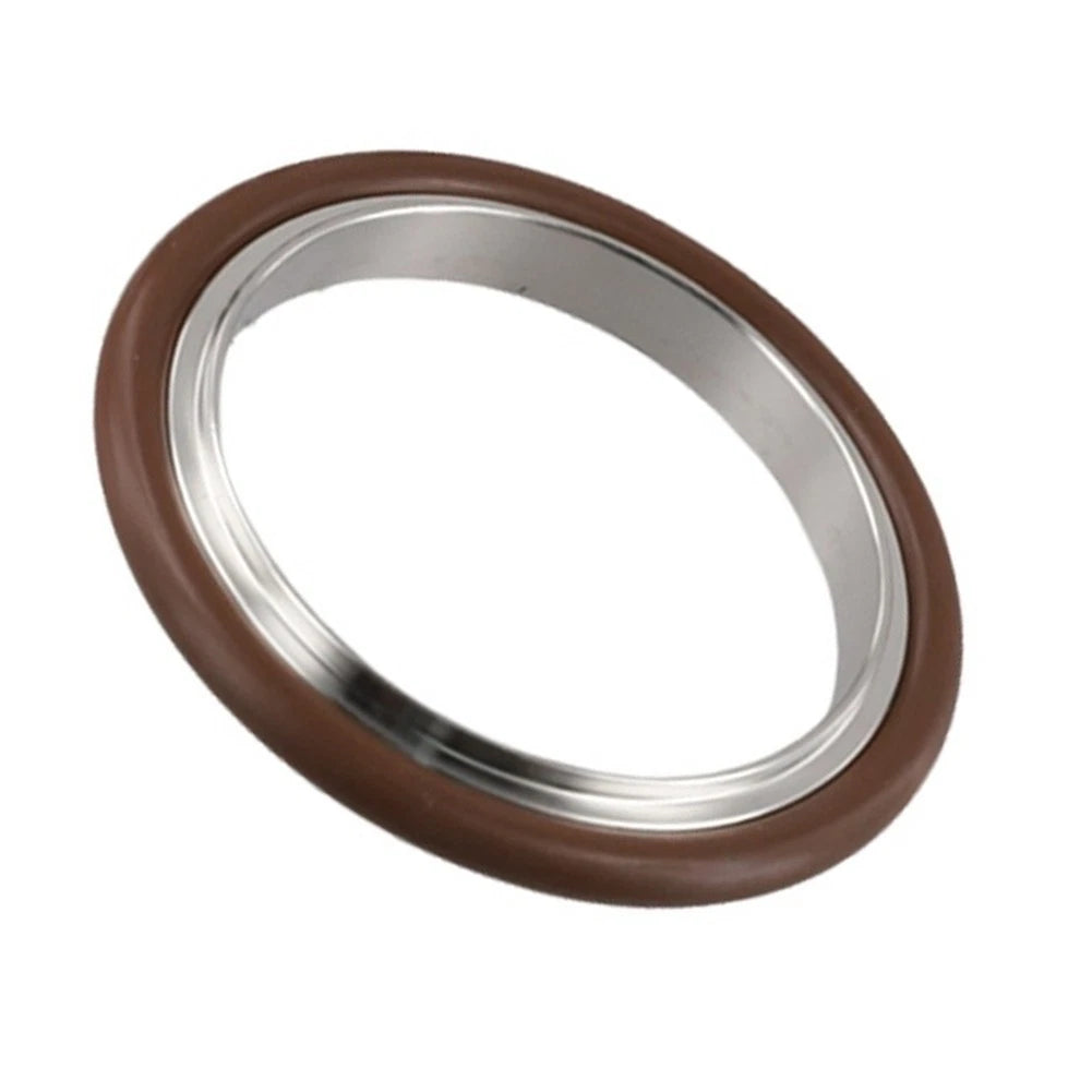 2X Stainless Steel KF40 Vacuum Center Ring for