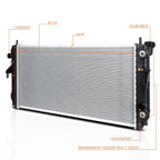 Aluminum Cooling Radiator for Buick Lucerne (2006–2008) DPI-2854