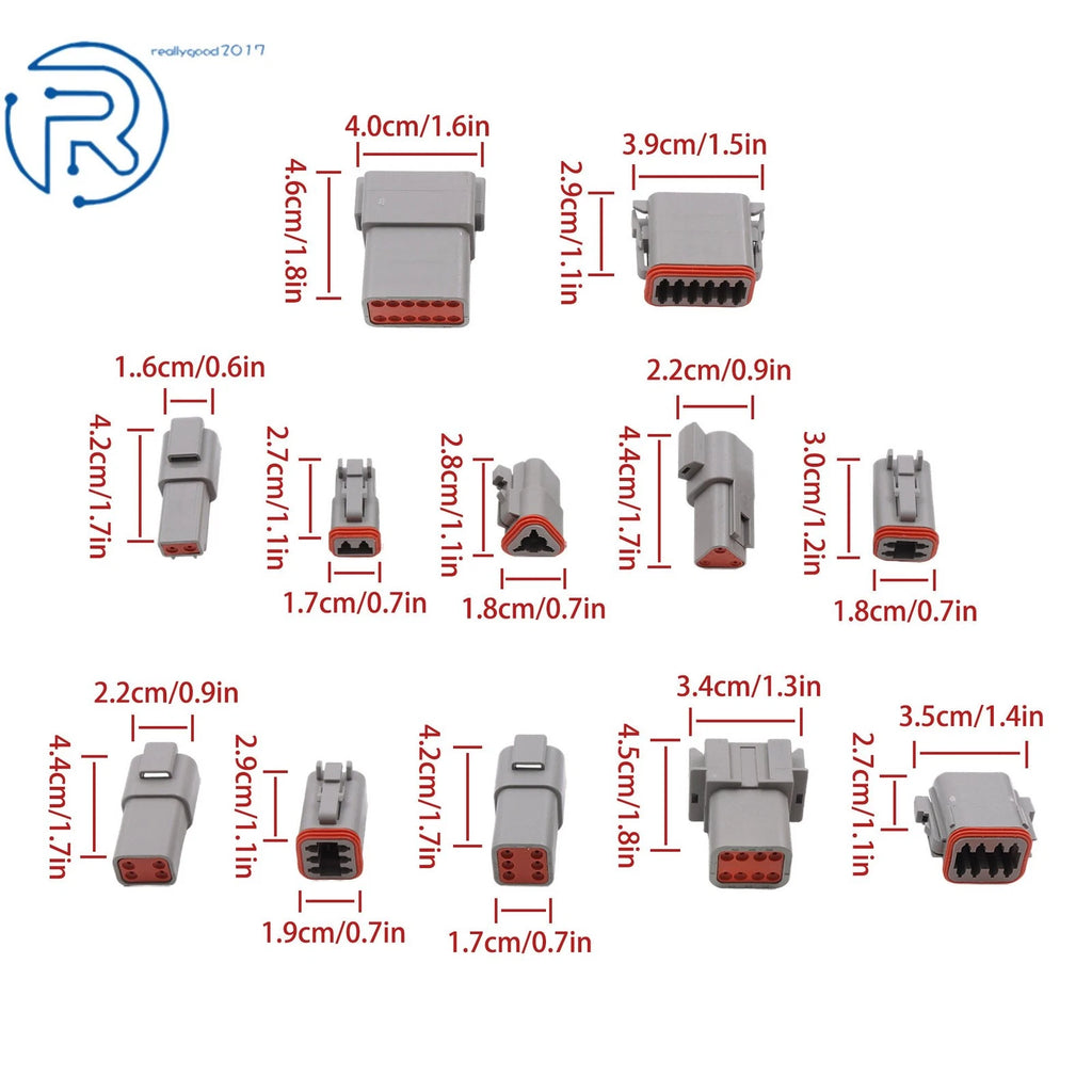 Connector Kit for Automotive Applications (2-12 Pin, Size 16)