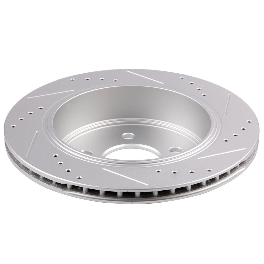 Drilled and Slotted Rear Brake Disc Rotors for Mercury Grand Marquis (2003–2010)