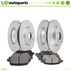 Brake Pads and Rotors Set for Chevrolet Cobalt Pontiac G6 (2005–2010) Drilled