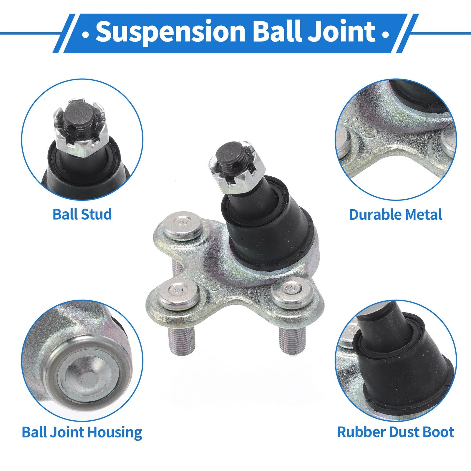 2 Pc Front Lower Ball Joints for Honda CR-V (2017–2022) No. 51220TMJT51