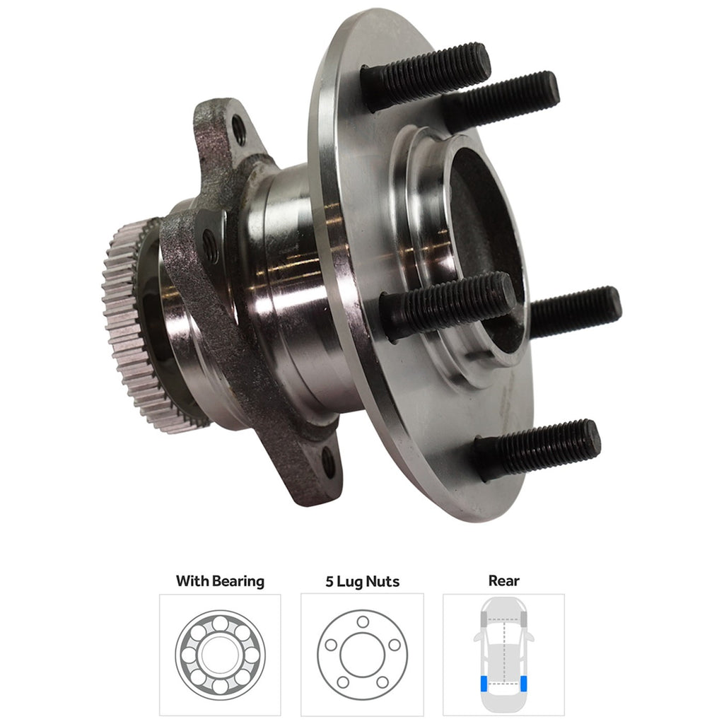 Rear Left Wheel Hub for Mercury Monterey, Ford Freestar (2004–2007)