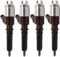Set of 4 Fuel Injectors for Caterpillar C4.4 C6.6
