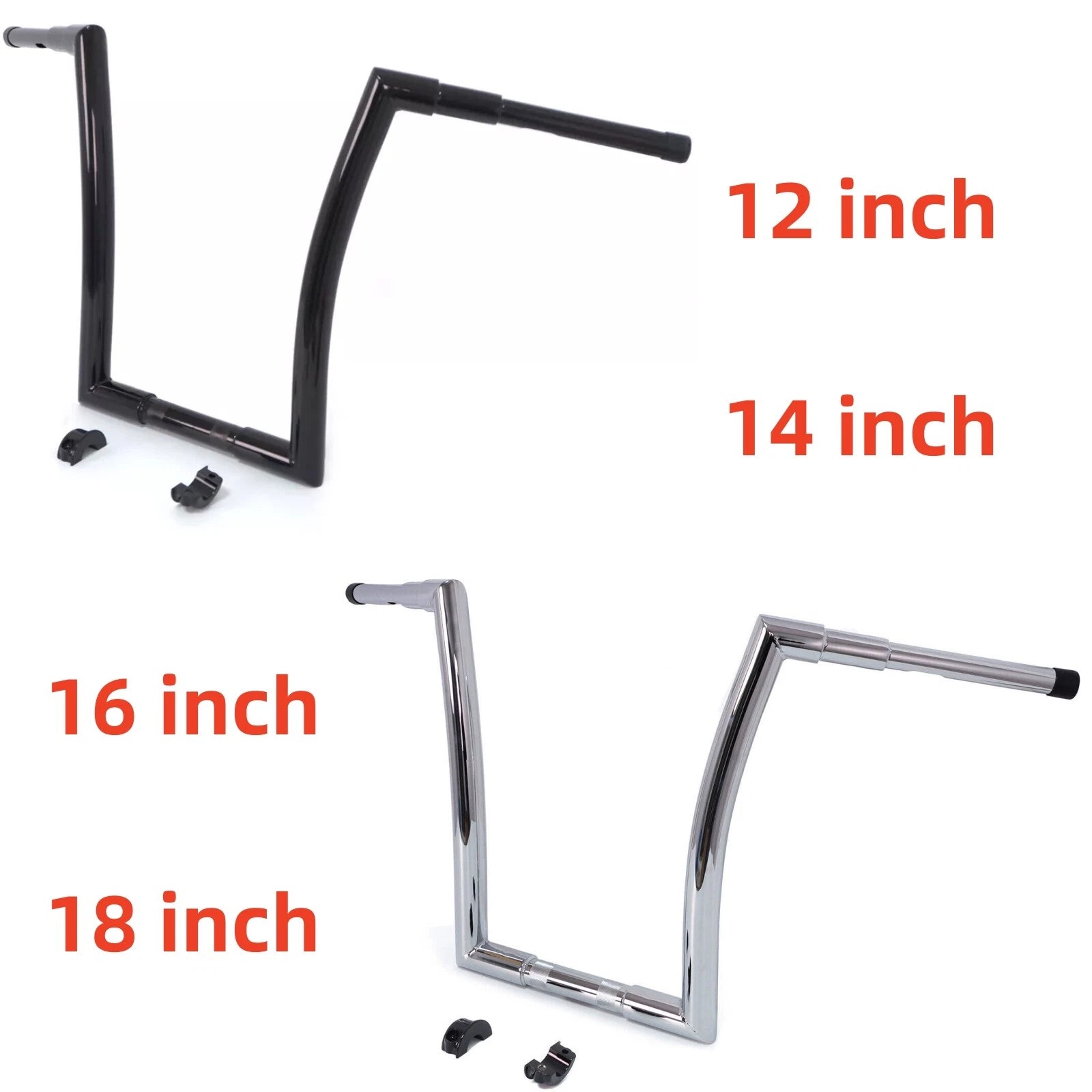 12" 14" 16" 18" Handlebar for Harley Road Glide (2015–2020) 1.5" Fat APE Bar
