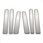 6Pc Chrome Pillar Post Covers Replacement for Toyota Sienna (2003–2010)