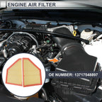 Engine Air Filter for BMW X5 4.8i (2007-2008)