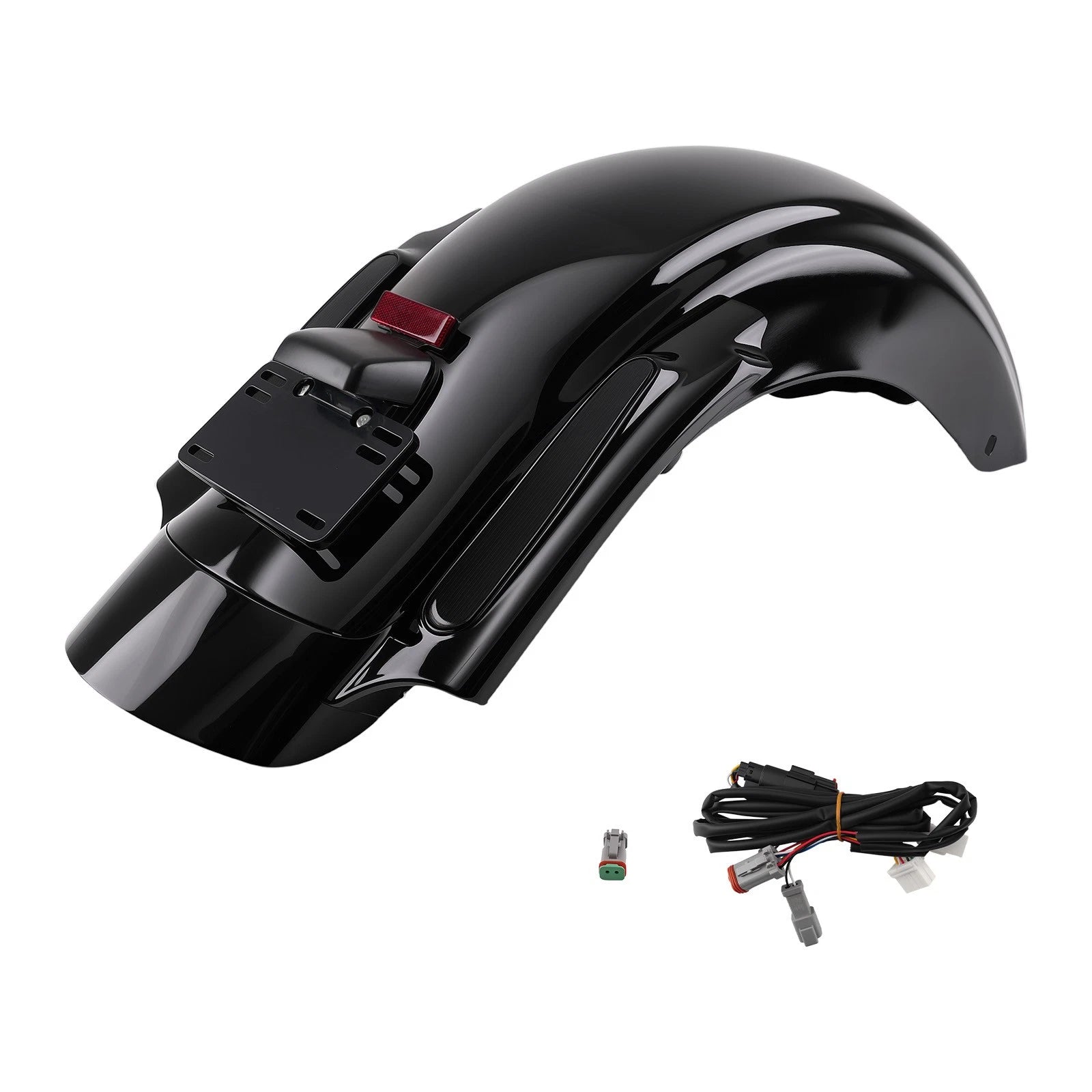 Rear Fender for Harley Touring Ultra Classic FLHTCU (2009–2013) LED ABS
