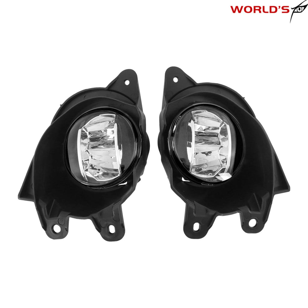 Pair LED Front Bumper Fog Lights for Toyota Sequoia (2018–2022)