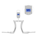 18" Rise Chrome Hanger Bar Handlebar for Harley Touring Softail