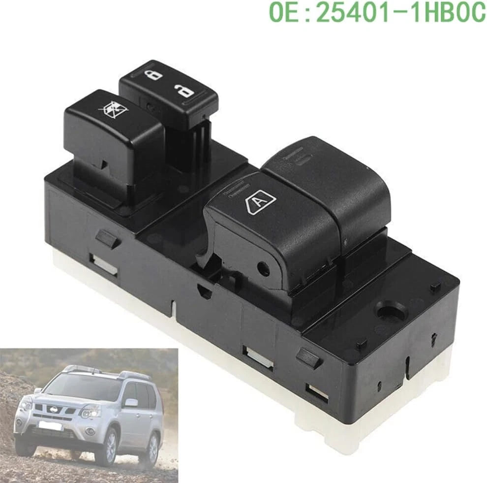 Electric Window Switch for Nissan Micra K13 (2010–2018) 25401-1HB0C