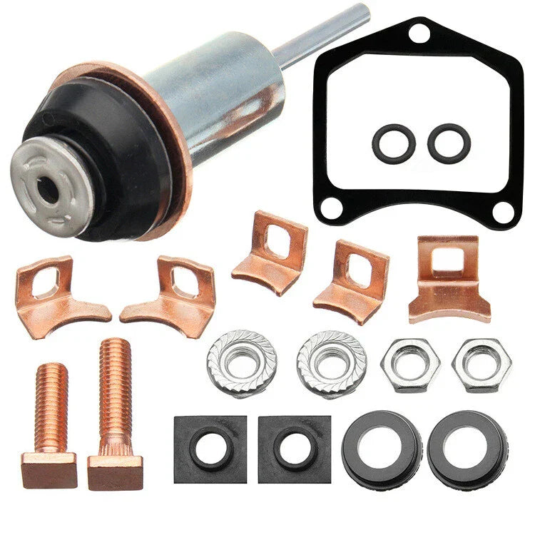 STARTER SOLENOID REPAIR REBUILD KIT PLUNGER/CONTACTS for Denso (1990–2006)