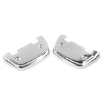 Chrome Passenger Footboard Covers for Harley Touring Road Glide (2014-2023)
