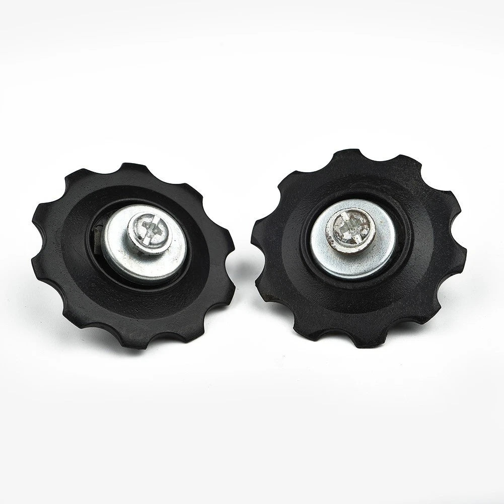Pair Rear Derailleur Guide Wheels for Bike Bicycle 6-7 Speed