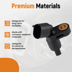 Set of 4 ABS Wheel Speed Sensors for VW Beetle, Golf, Jetta