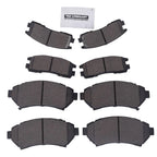 Set of 8 Ceramic Brake Pads for Cadillac DeVille, Chevy Venture