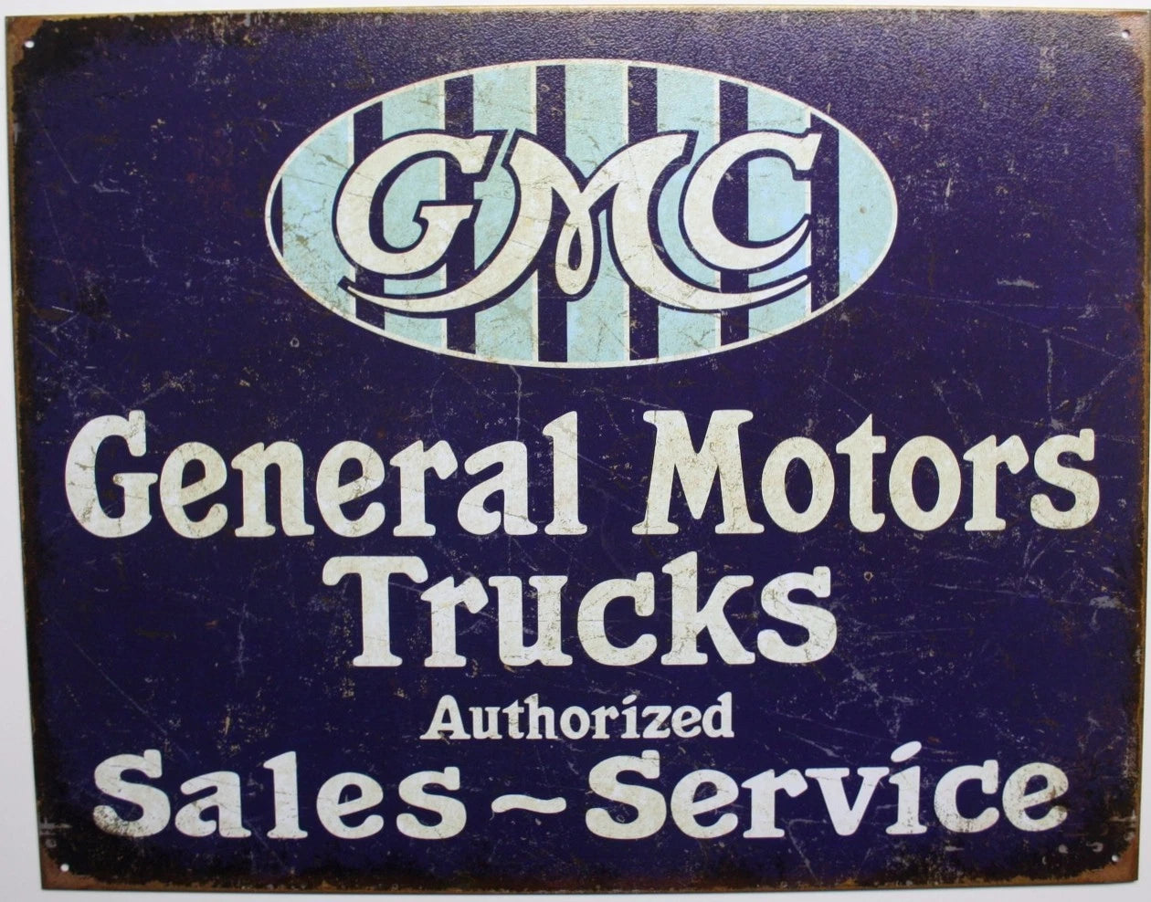 GMC Tin Metal Sign for General Motors Truck (GM 2069)