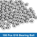 Set of 100 G16 Precision Steel Ball Bearings 10.3mm