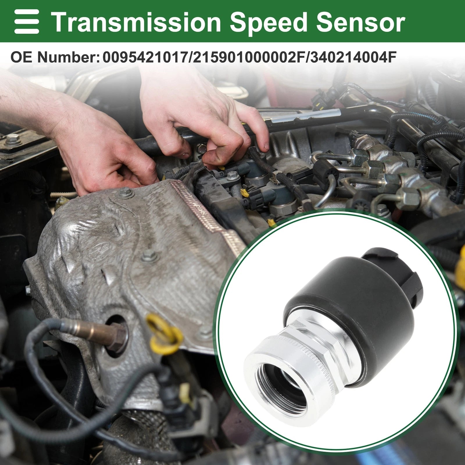 1 Pc No.0095421017 Transmission Speed Sensor for Mercedes-Benz Econic (1998–2024)