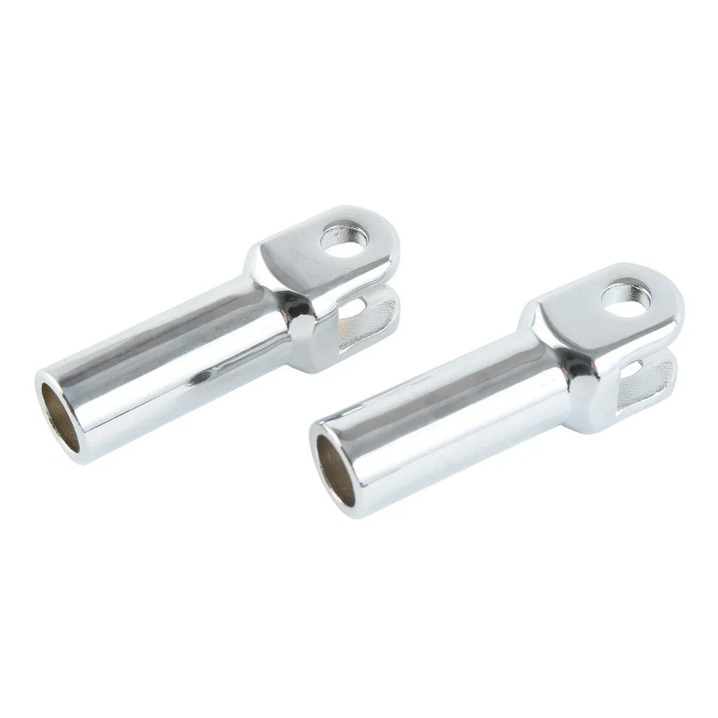 Chrome Passenger Foot Pegs Mount Clevis Kit for Harley Softail Slim (2012-2017)
