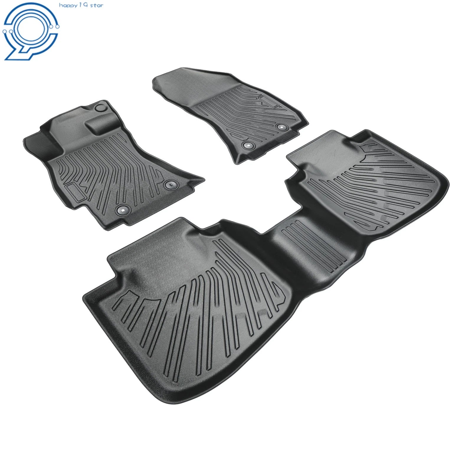 Set of 4 TPE All Weather Floor Mats for Subaru Outback/Legacy (2015–2019)