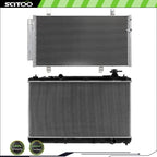 Radiator and AC Condenser Kit for Toyota Camry (2010–2011) 2.5L