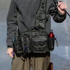 Tactical Military Chest Bag for Hunting Fishing Backpack (Camo)