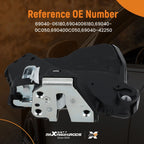 Door Lock Actuator Front Left for Scion xB/xD (2008–2015) 69040-06180 6-Pin Metal