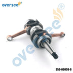 Crankshaft Assembly & Piston 350-00001 for Tohatsu 9.9 15 18HP (M15)