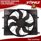 Radiator Cooling Fan Assembly for Mercedes S63 S65 AMG S550 (2014–2017)