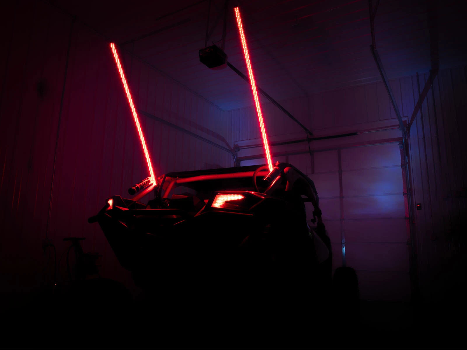 Set of 2 RGB LED Whip Lights for SuperATV (2015–2023)