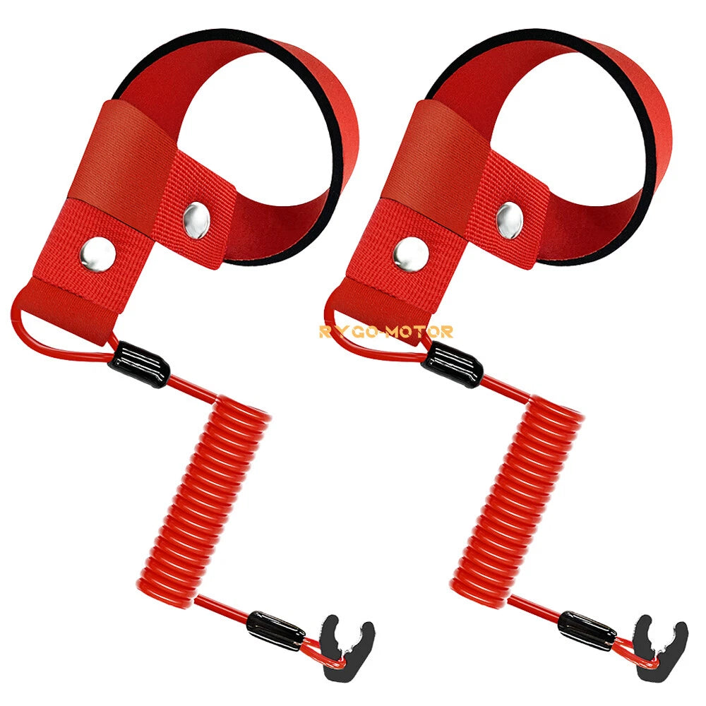 2X Stop Kill Safety Key Lanyard for Jet Ski JS300 JS440 JS550 JS650 JS750 JS800 JS1500