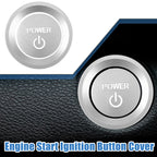 Engine Start Stop Ignition Button Sticker for Honda Accord (2018–2022) Silver Tone